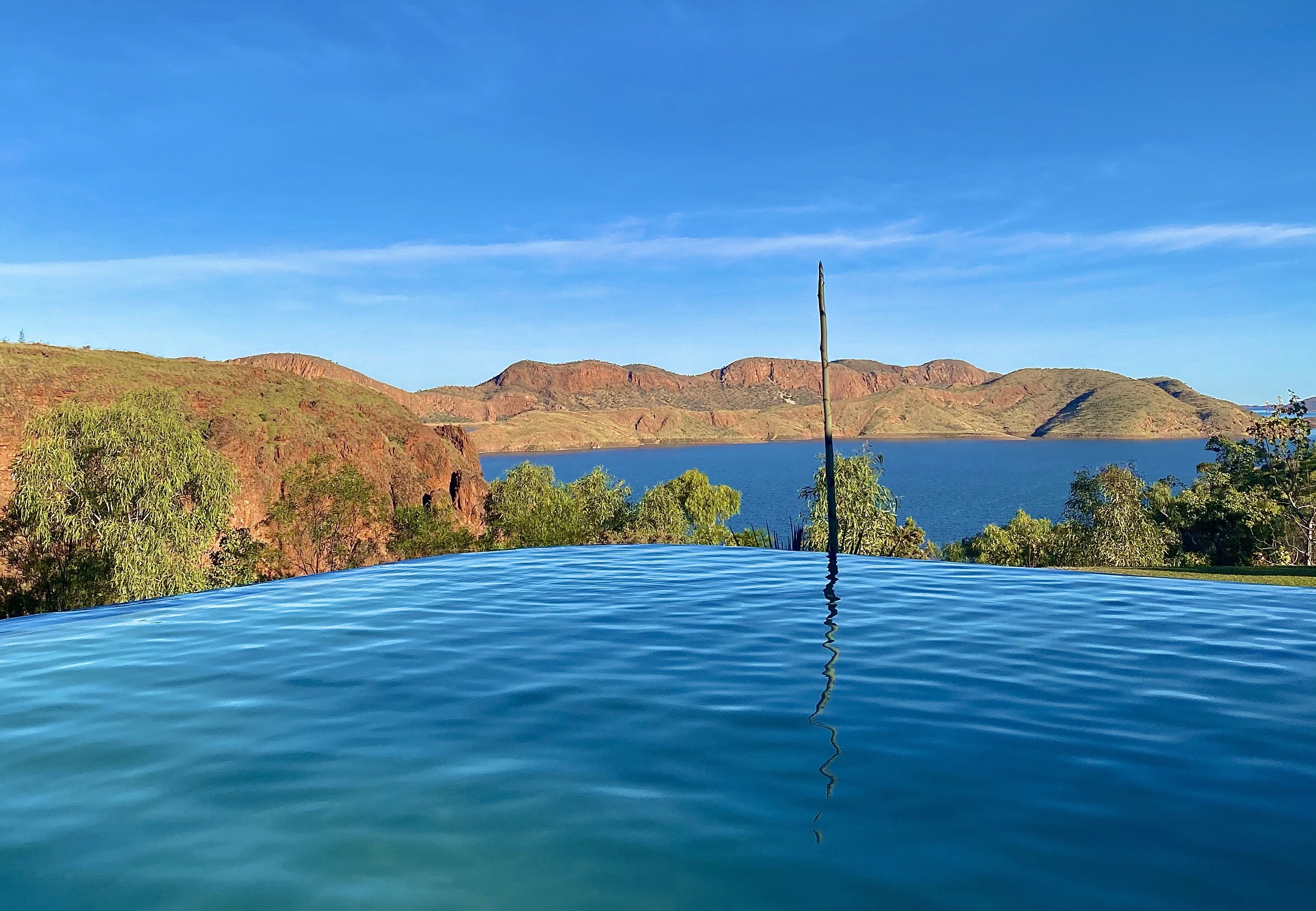 3 The edgeless pool at Lake Argyle