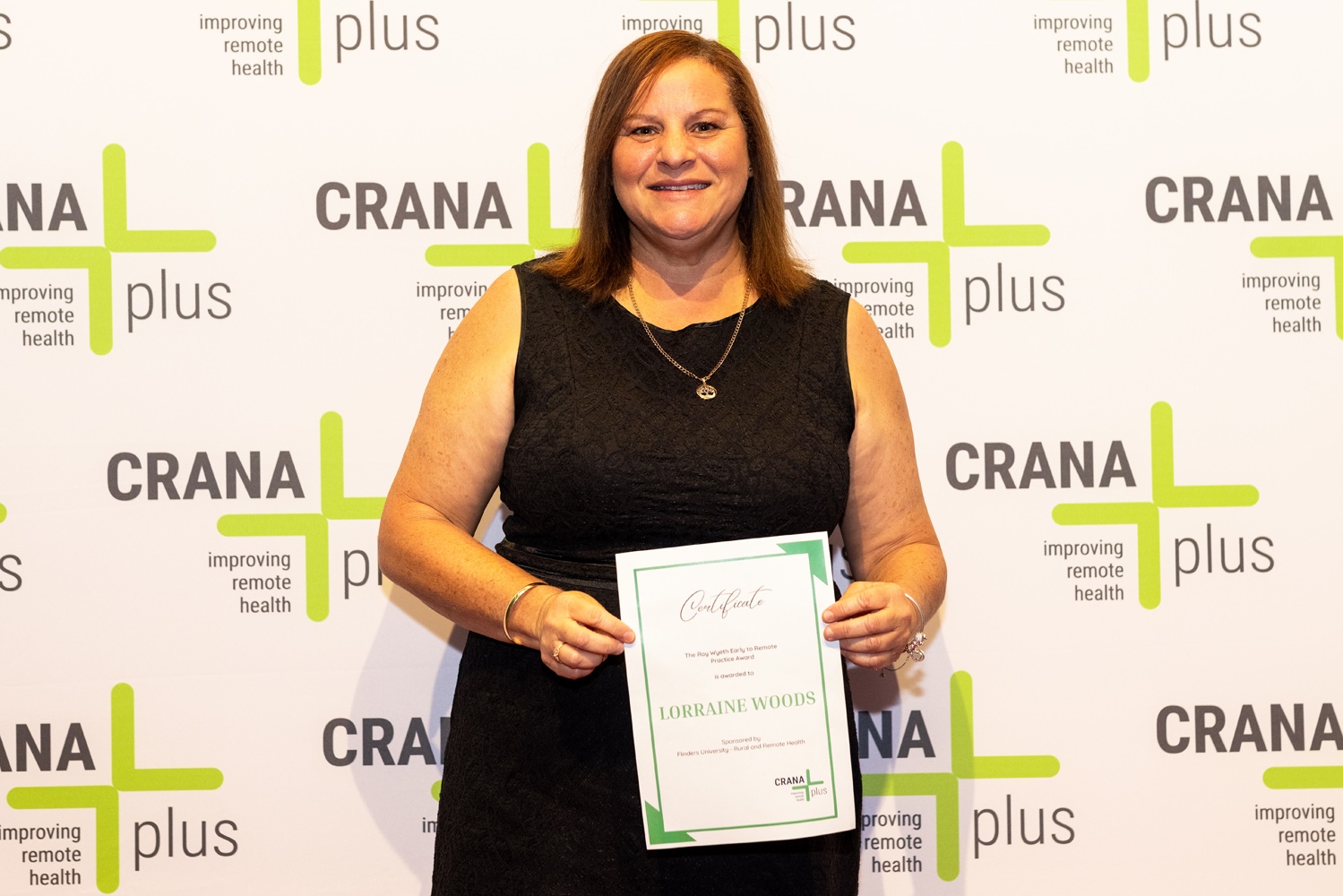 93 39th CRAN Aplus Conference Ray Wyeth New to Remote Practice Award recipient Lorraine Woods