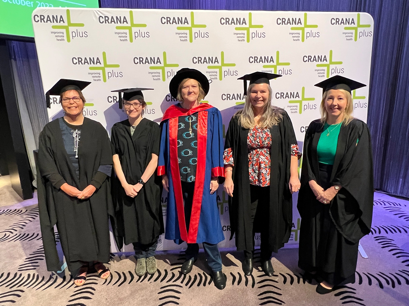 98 39th CRAN Aplus Conference Presentation of Gradutes Dallas Mc Keown Laura Wright graduate Sue Lenthall Kerri Rothery graduate Katherine Isbister