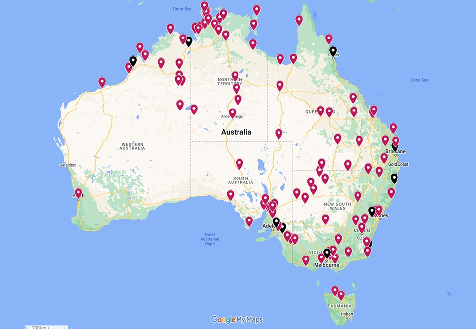 Bush Support Line psychologists geographical experience Map data c2022 Google INEGI